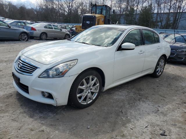 JN1CV6AR6AM254615 - 2010 INFINITI G37 WHITE photo 1