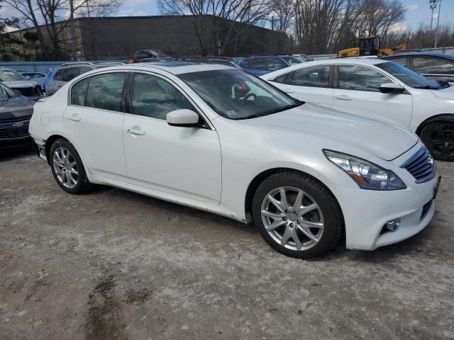 JN1CV6AR6AM254615 - 2010 INFINITI G37 WHITE photo 4