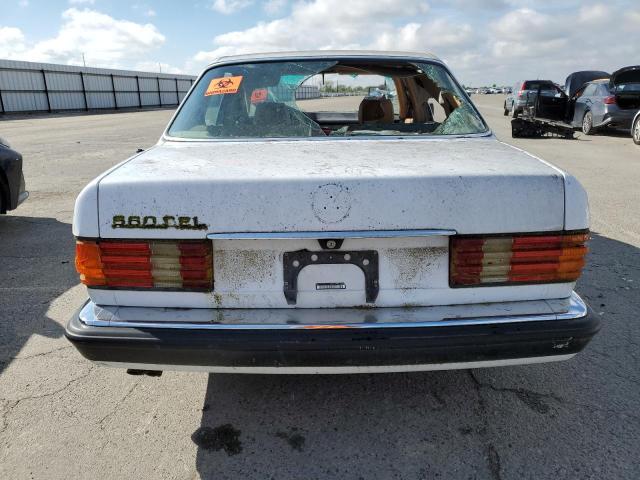 WDBCA39E3LA526615 - 1990 MERCEDES-BENZ 560 SEL WHITE photo 6