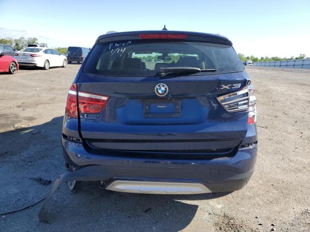 5UXWX9C34H0T20500 - 2017 BMW X3 XDRIVE28I BLUE photo 6