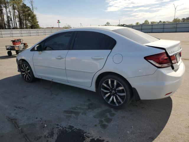 19XFB2F91FE211892 - 2015 HONDA CIVIC EXL WHITE photo 2