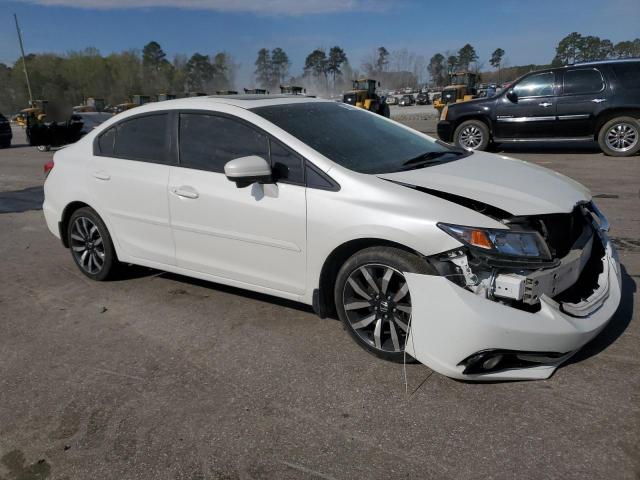 19XFB2F91FE211892 - 2015 HONDA CIVIC EXL WHITE photo 4