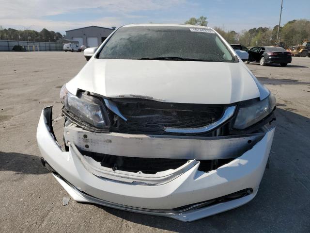 19XFB2F91FE211892 - 2015 HONDA CIVIC EXL WHITE photo 5