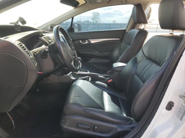 19XFB2F91FE211892 - 2015 HONDA CIVIC EXL WHITE photo 7