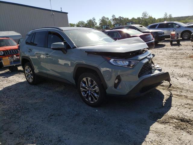 2T3C1RFV5LC040660 - 2020 TOYOTA RAV4 XLE PREMIUM TEAL photo 4