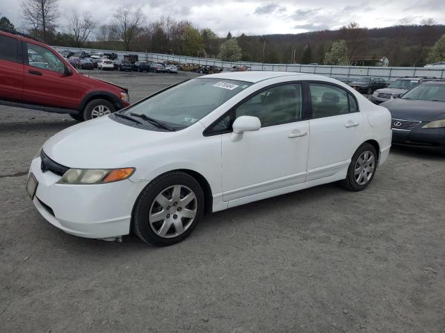 2HGFA16578H338049 - 2008 HONDA CIVIC LX WHITE photo 1