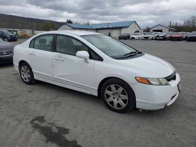 2HGFA16578H338049 - 2008 HONDA CIVIC LX WHITE photo 4