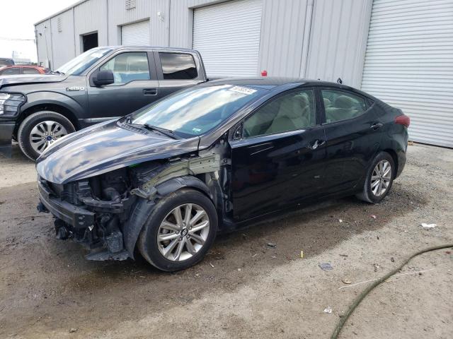 5NPDH4AE7EH490054 - 2014 HYUNDAI ELANTRA SE BLACK photo 1