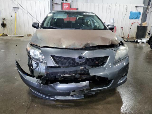 1NXBU40E19Z053534 - 2009 TOYOTA COROLLA BASE GRAY photo 5