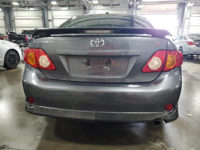 1NXBU40E19Z053534 - 2009 TOYOTA COROLLA BASE GRAY photo 6