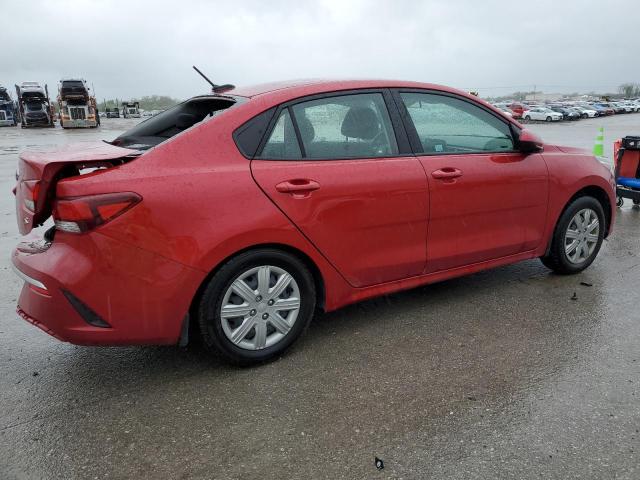 3KPA24AD3ME395134 - 2021 KIA RIO LX RED photo 3