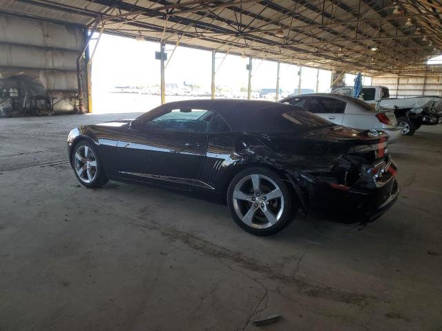 2G1FC3D37D9226452 - 2013 CHEVROLET CAMARO LT BLACK photo 2