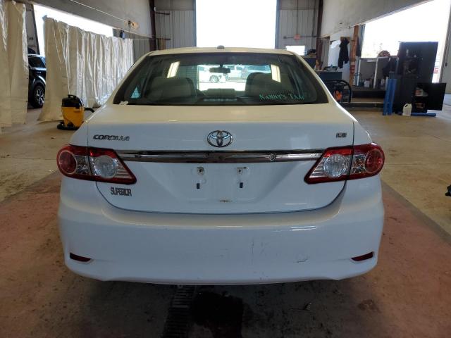 2T1BU4EEXBC601711 - 2011 TOYOTA COROLLA BASE WHITE photo 6