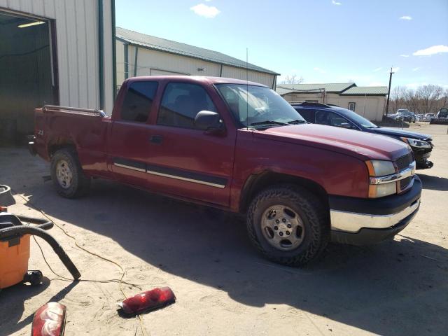 1GCEK19T64E268921 - 2004 CHEVROLET SILVERADO K1500 BURGUNDY photo 4