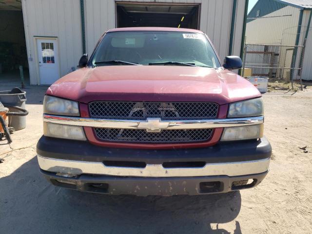 1GCEK19T64E268921 - 2004 CHEVROLET SILVERADO K1500 BURGUNDY photo 5