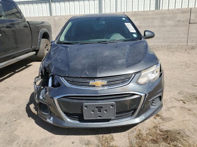 1G1JB5SB3K4136220 - 2019 CHEVROLET SONIC 4D LS GRAY photo 5