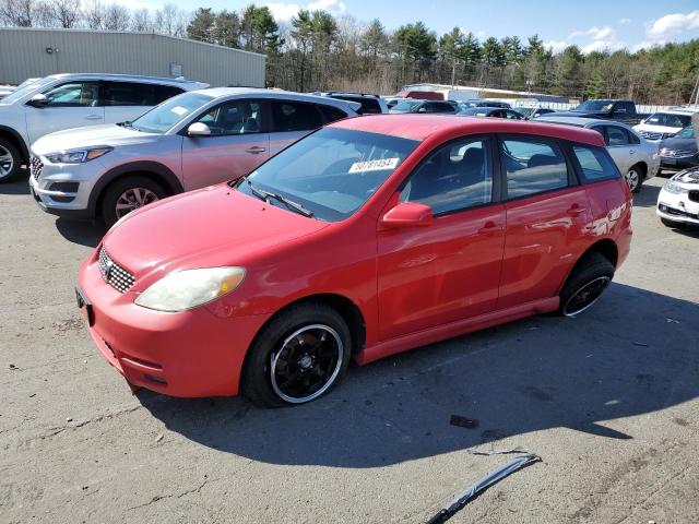 2T1KR32E33C006717 - 2003 TOYOTA COROLLA MA XR RED photo 1