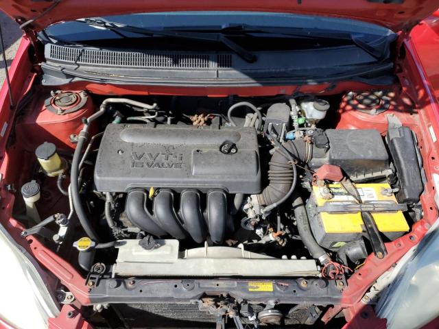 2T1KR32E33C006717 - 2003 TOYOTA COROLLA MA XR RED photo 11