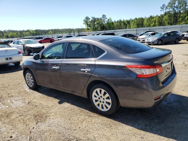 3N1AB7AP7EY220142 - 2014 NISSAN SENTRA S GRAY photo 2