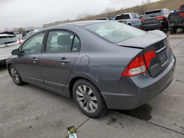 1HGFA16939L024941 - 2009 HONDA CIVIC EXL CHARCOAL photo 2