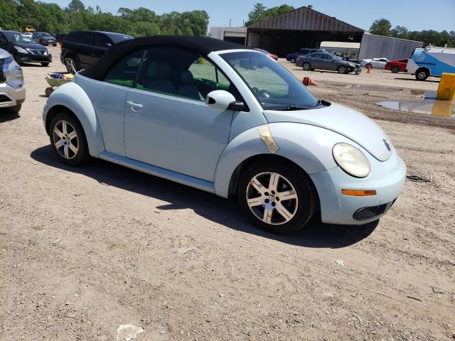 3VWRF31Y96M325115 - 2006 VOLKSWAGEN NEW BEETLE CONVERTIBLE OPTION PACKAGE 1 BLUE photo 4