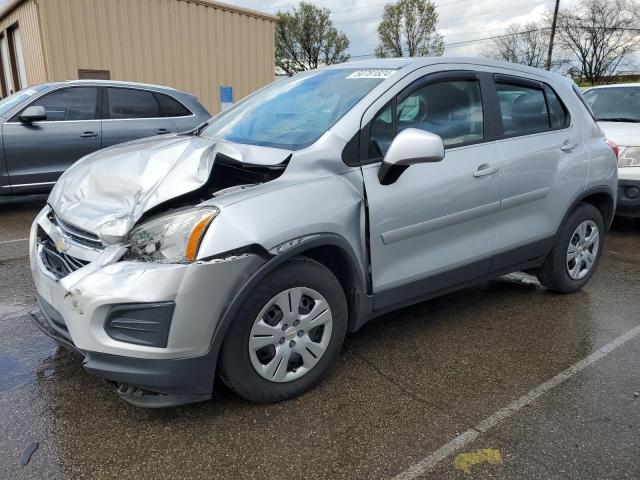 3GNCJKSB3GL272311 - 2016 CHEVROLET TRAX LS SILVER photo 1