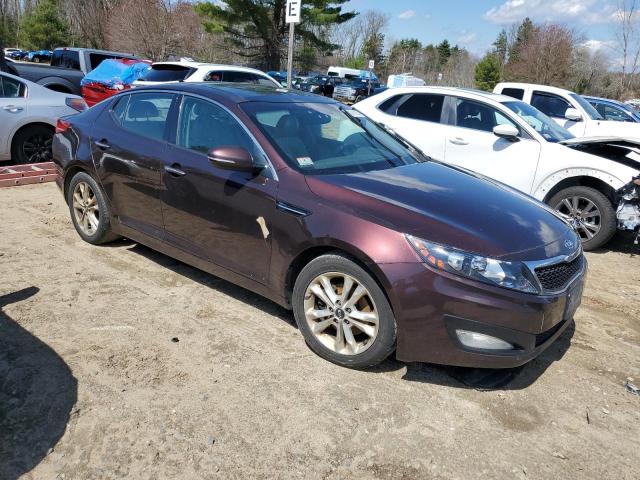 KNAGN4A74B5120924 - 2011 KIA OPTIMA EX RED photo 4