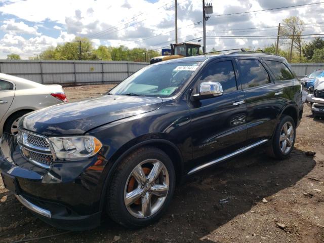 1C4RDJEGXDC662258 - 2013 DODGE DURANGO CITADEL BLACK photo 1