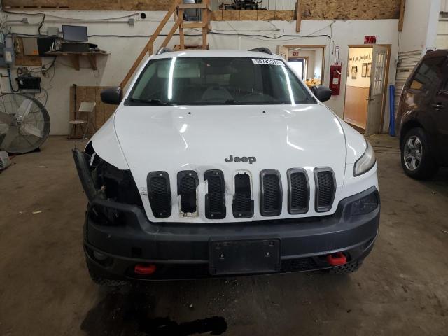 1C4PJMBS0EW129300 - 2014 JEEP CHEROKEE TRAILHAWK WHITE photo 5