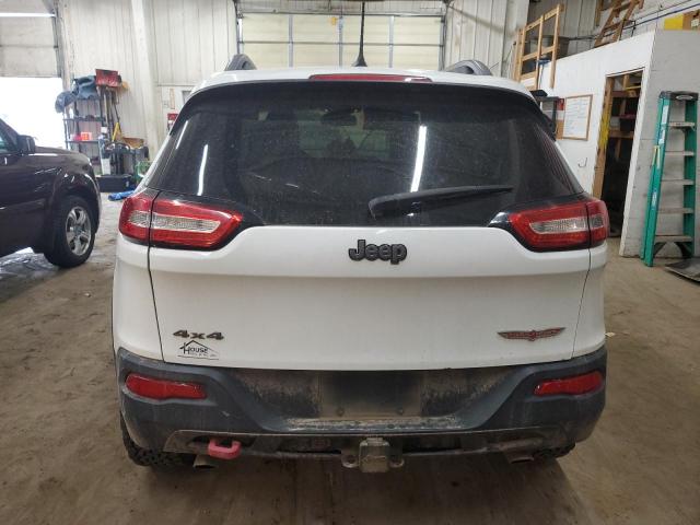1C4PJMBS0EW129300 - 2014 JEEP CHEROKEE TRAILHAWK WHITE photo 6