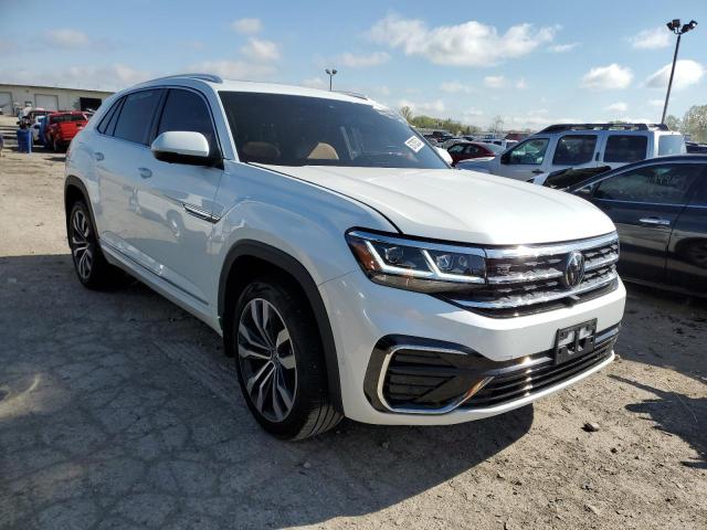 1V2FE2CA5PC210693 - 2023 VOLKSWAGEN ATLAS CROS SEL PREMIUM R-LINE WHITE photo 4