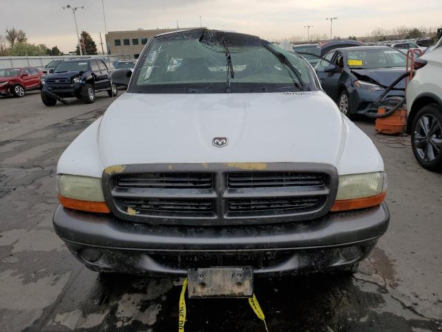 1B7GG16X52S677928 - 2002 DODGE DAKOTA BASE WHITE photo 5