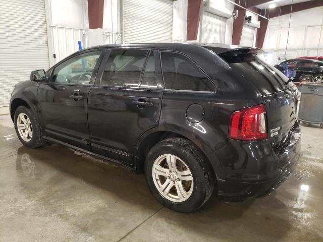 2FMDK4AK3BBA03944 - 2011 FORD EDGE SPORT BLACK photo 2