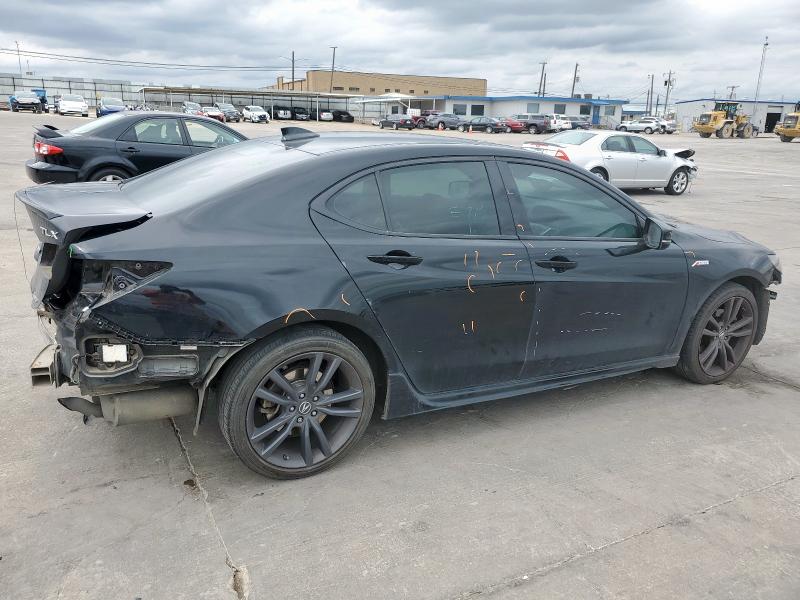 19UUB3F61JA006606 - 2018 ACURA TLX TECH+A შავი ფოტო 3