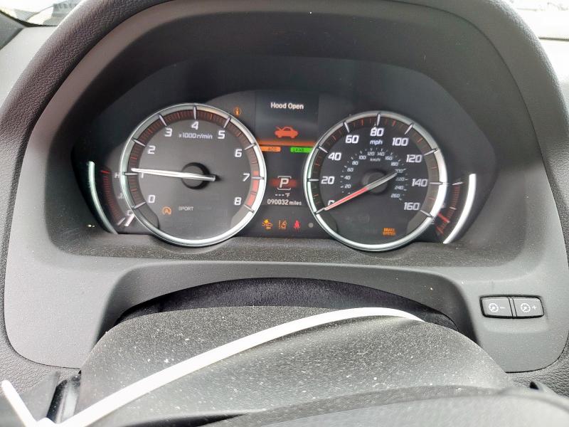 19UUB3F61JA006606 - 2018 ACURA TLX TECH+A შავი ფოტო 9