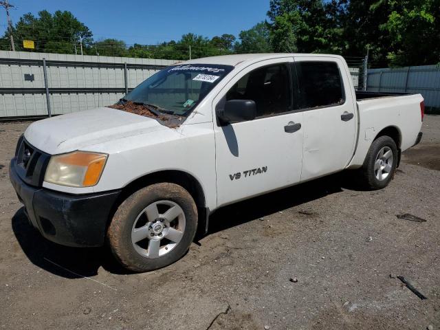 1N6BA07D28N317613 - 2008 NISSAN TITAN XE WHITE photo 1