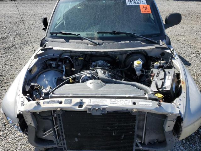 3B7HC13ZX1G172138 - 2001 DODGE RAM 1500 SILVER photo 11