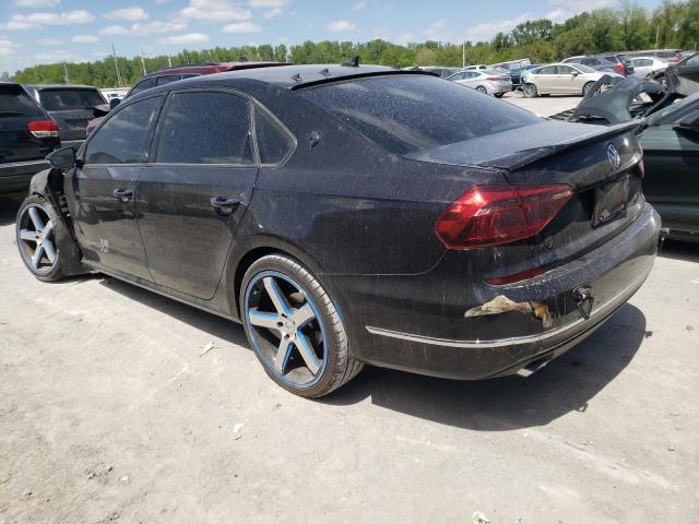 1VWLA7A33KC013870 - 2019 VOLKSWAGEN PASSAT WOLFSBURG BLACK photo 2