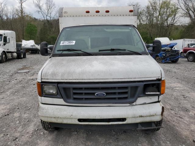 1FDSE35L16HA12310 - 2006 FORD ECONOLINE E350 SUPER DUTY CUTAWAY VAN WHITE photo 5