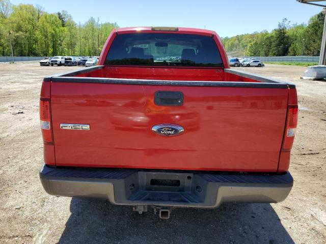 1FTPW14V06FB17835 - 2006 FORD F150 SUPERCREW RED photo 6