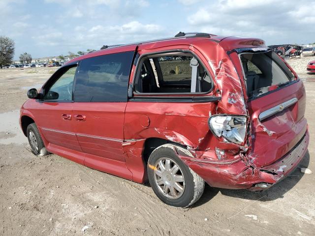 2A8GP64L06R740155 - 2006 CHRYSLER TOWN & COU LIMITED BURGUNDY photo 2