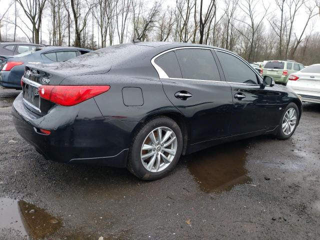 JN1BV7ARXEM704581 - 2014 INFINITI Q50 BASE BLACK photo 3