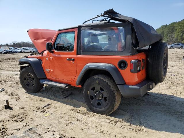 1C4GJXAN2JW221564 - 2018 JEEP WRANGLER SPORT Pomarańczowy zdjęcie 2