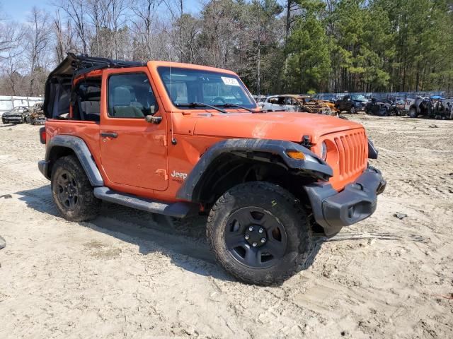1C4GJXAN2JW221564 - 2018 JEEP WRANGLER SPORT Pomarańczowy zdjęcie 4