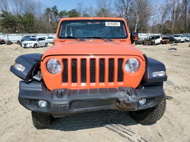 1C4GJXAN2JW221564 - 2018 JEEP WRANGLER SPORT Pomarańczowy zdjęcie 5