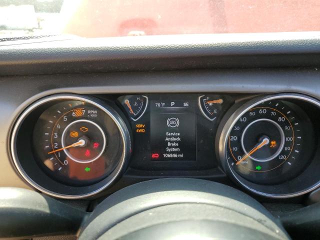 1C4GJXAN2JW221564 - 2018 JEEP WRANGLER SPORT Pomarańczowy zdjęcie 9