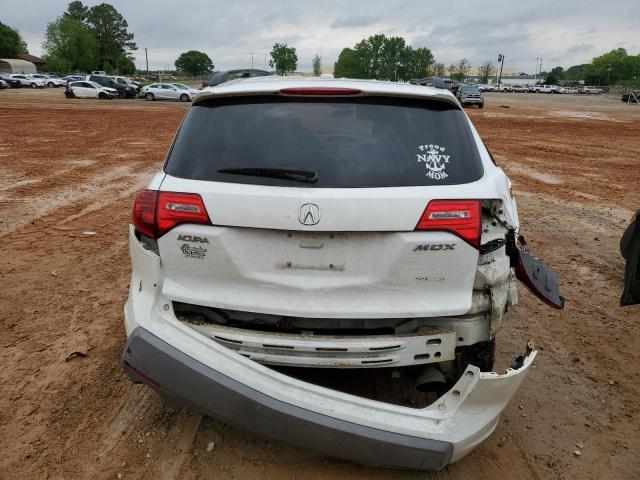 2HNYD28297H528516 - 2007 ACURA MDX WHITE photo 6