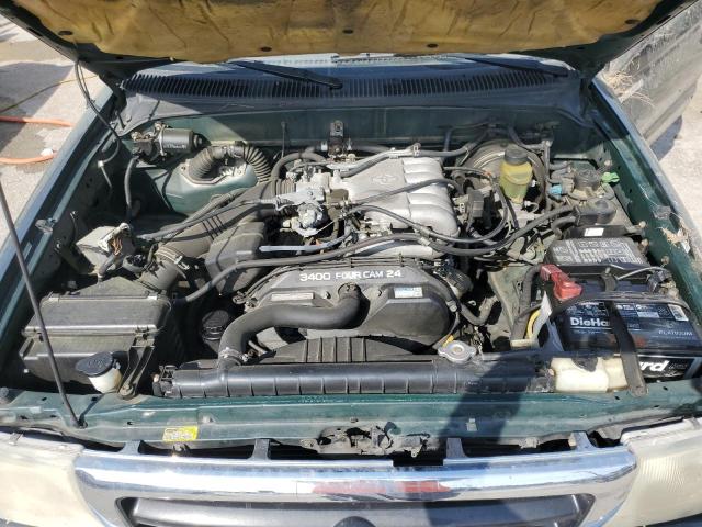 4TASN92N6YZ613122 - 2000 TOYOTA TACOMA XTRACAB PRERUNNER მწვანე ფოტო 11