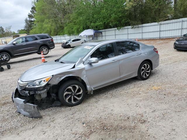 1HGCR2F81HA071484 - 2017 HONDA ACCORD EXL SILVER photo 1