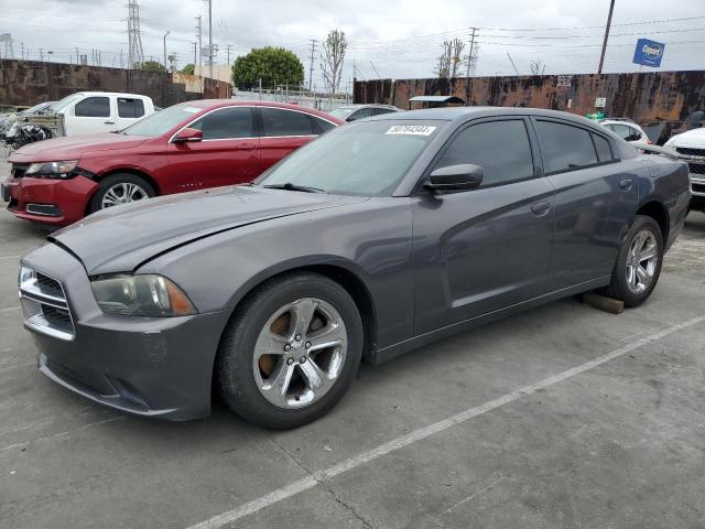 2C3CDXBG6DH725628 - 2013 DODGE CHARGER SE GRAY photo 1